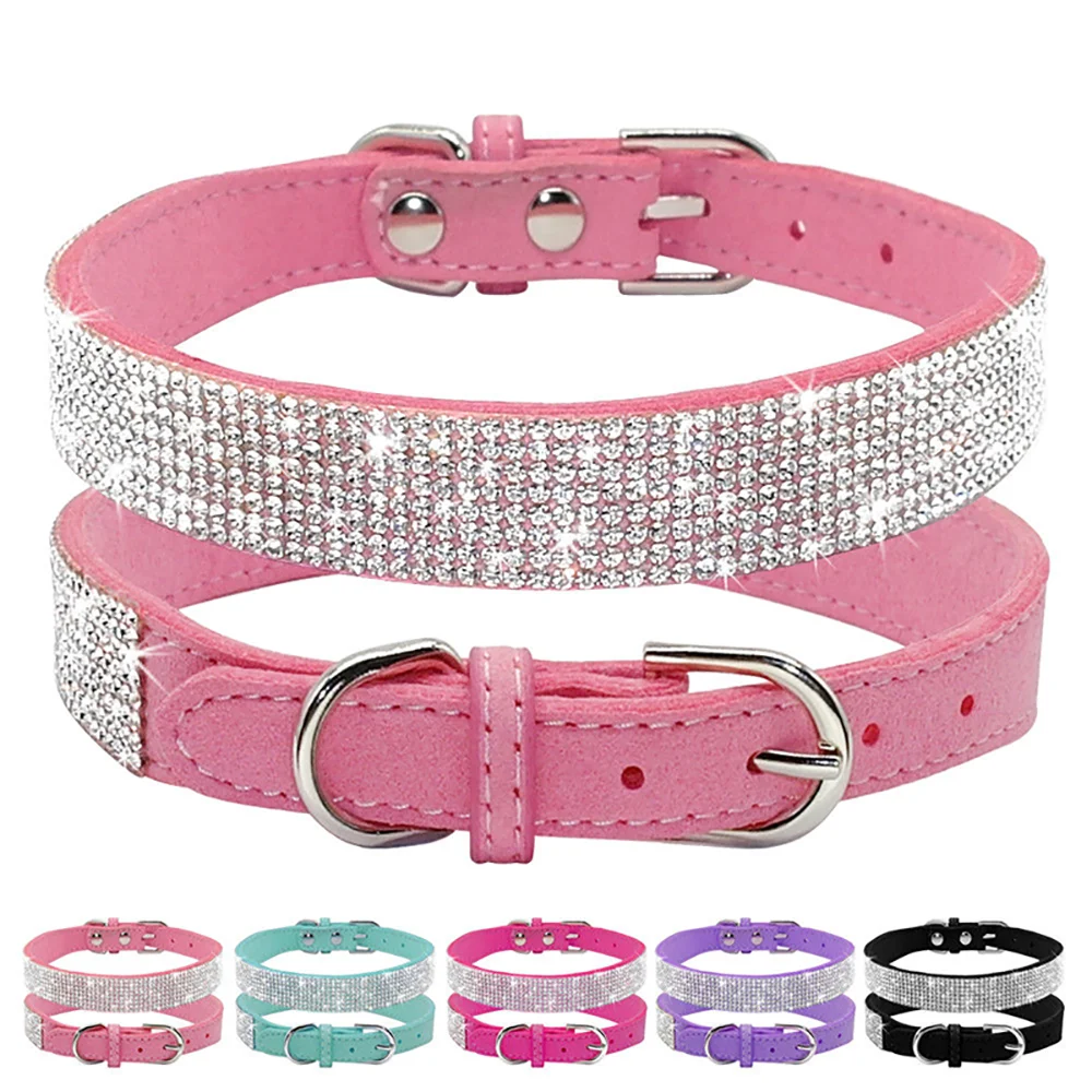 Crystal Glitter Rhinestone Pet Collars