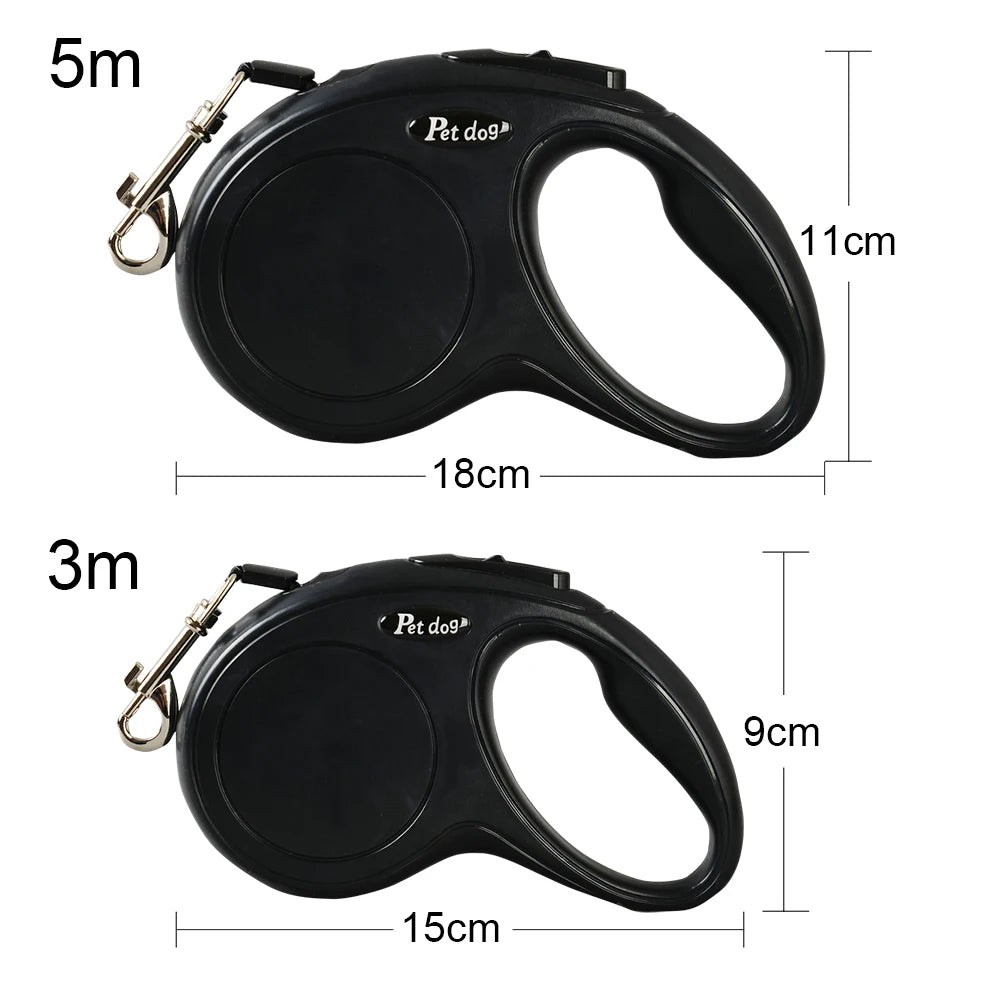 3m and 5m Automatic Retractable Pet Leash Durable Nylon