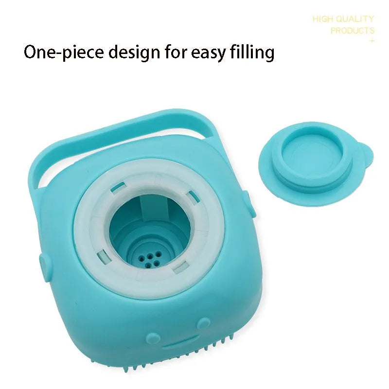 Dog and Cat Bath Massage Gloves - Silicone Soft Brush