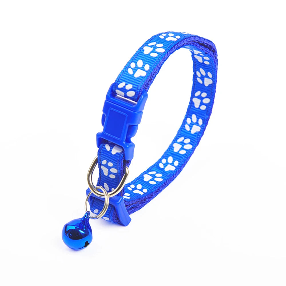 Pet Collar With Bell and footprint image