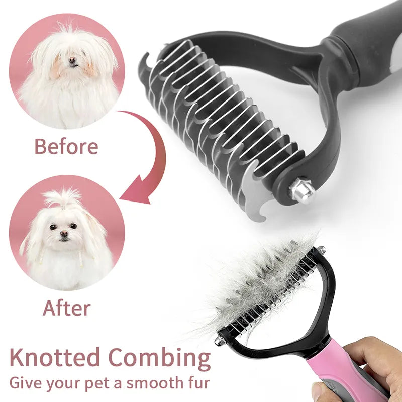 Deshedding Pet Hair Removal Comb Cat/Dog Brush