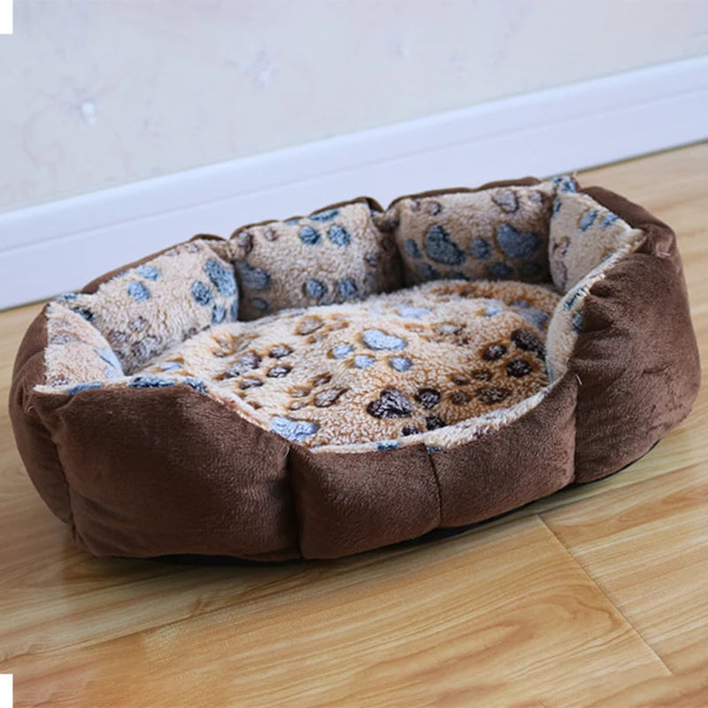 Cotton Plush Pet Bed Sofa 37 x 32 cm