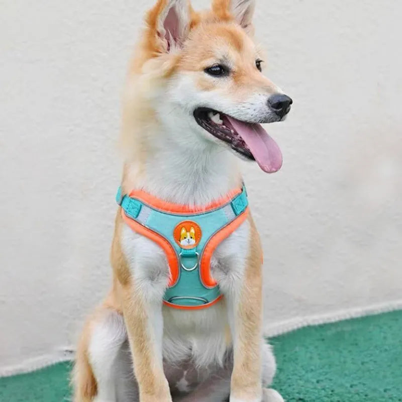 Adjustable No Pull Pet Reflective Dog Harness