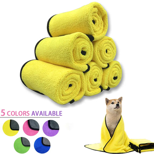 Quick-drying Dog and Cat Towels Soft Absorbent Towels