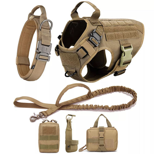 Large Dog Harness And Leash Set - Training Walking Vest
