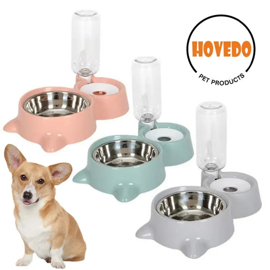 New Automatic 2-in-1 Cat/Dog Bowl Water Dispenser