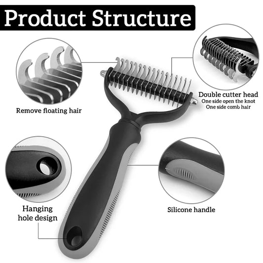 Deshedding Pet Hair Removal Comb Cat/Dog Brush