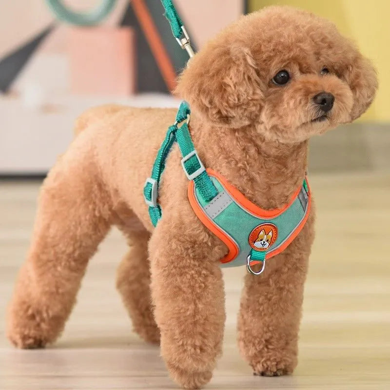 Adjustable No Pull Pet Reflective Dog Harness